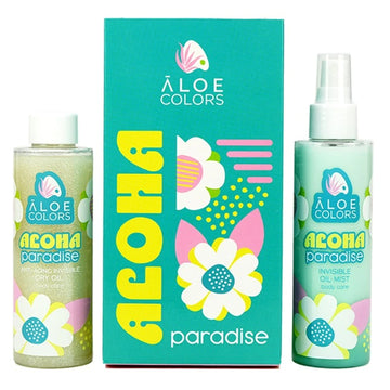 Aloe Colors Aloha Paradise Gift Set - Σετ με dry oil και body mist